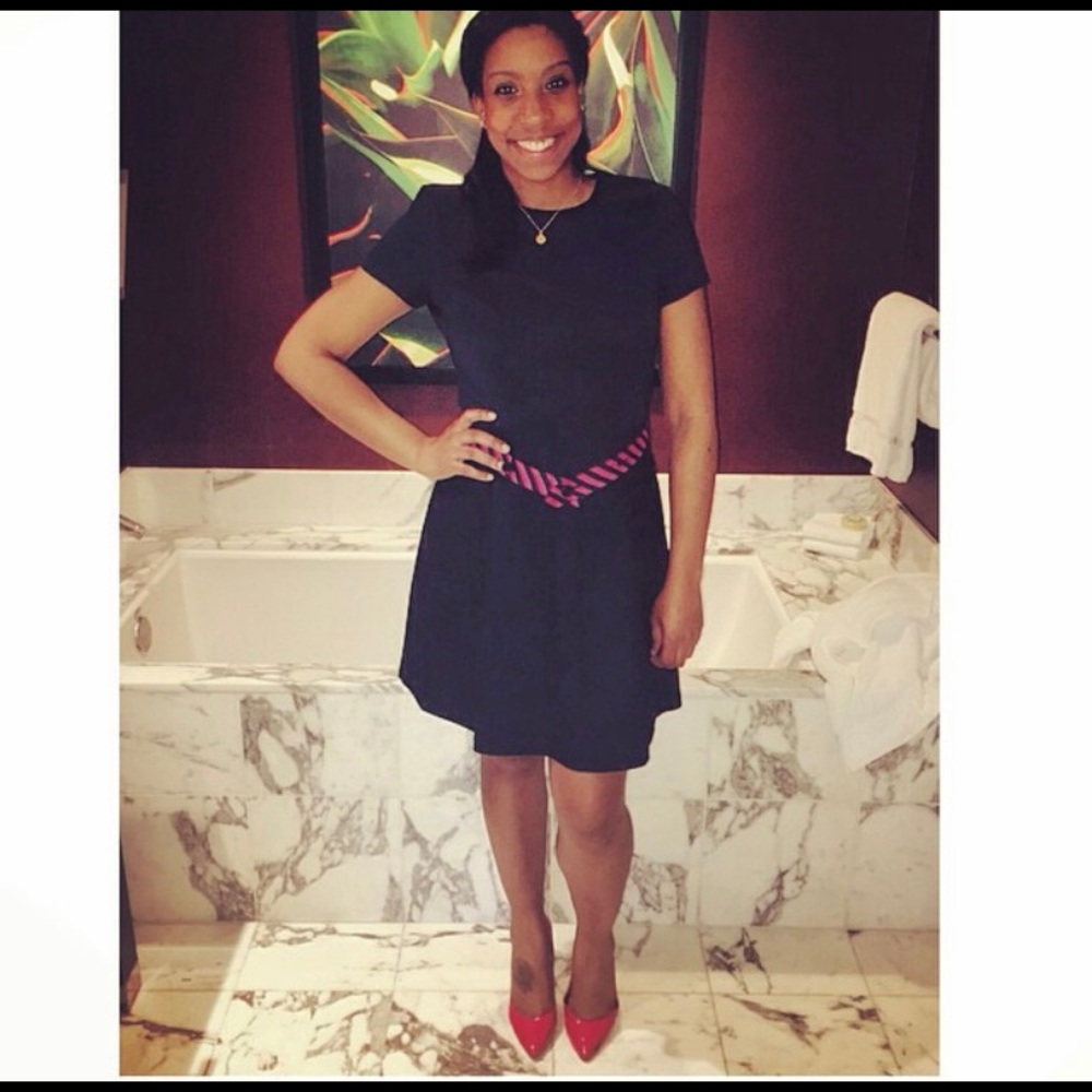 Brooks brothers navy blue dress